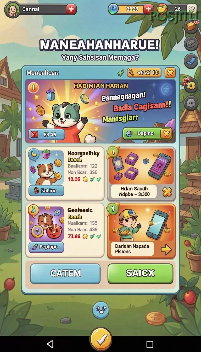 Cuplikan layar GOMU837 — halaman utama