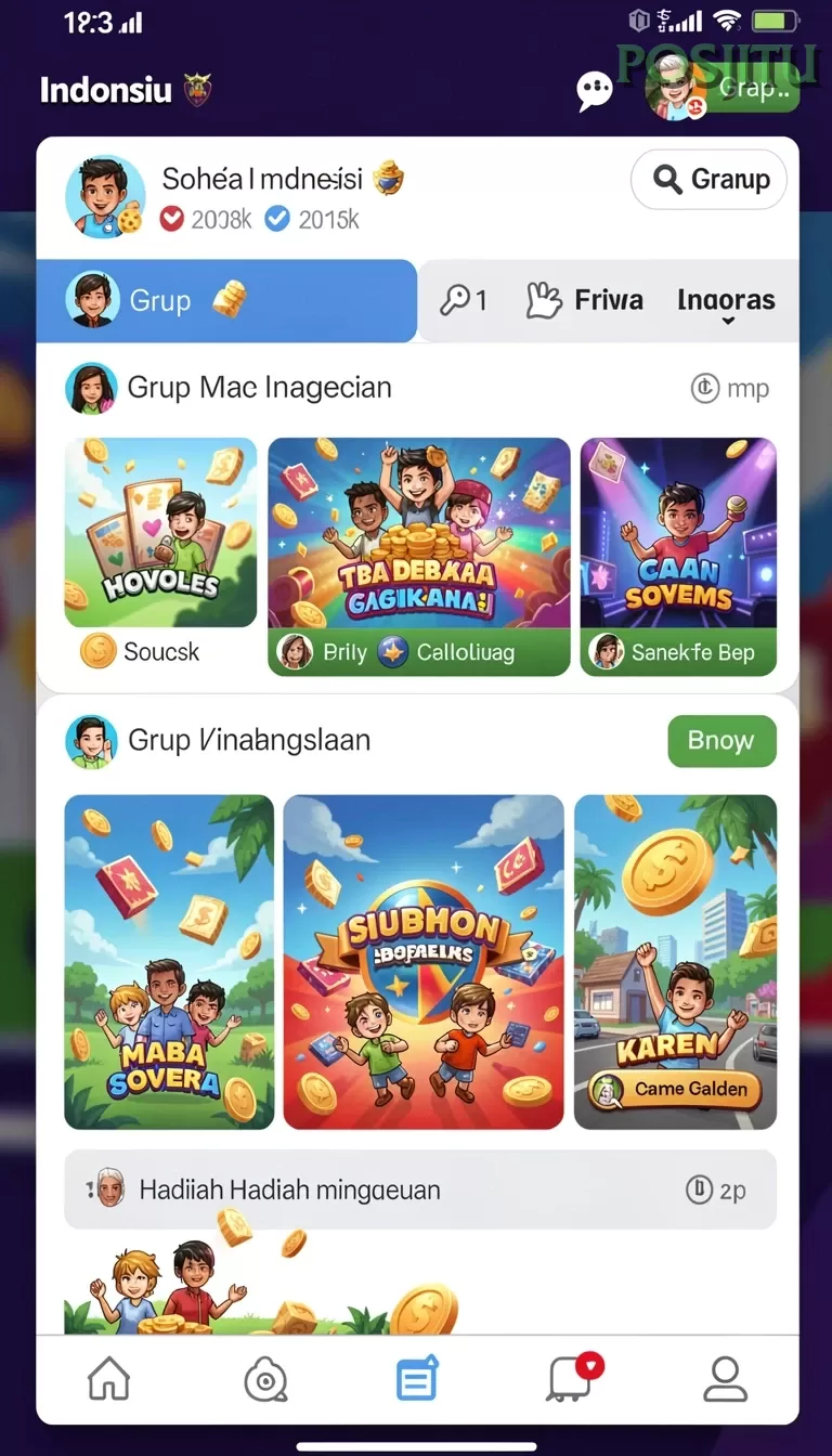 Cuplikan layar BEWOKWIN — aktivitas